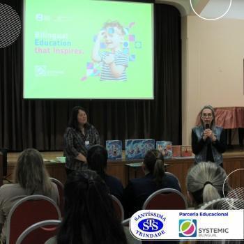 Reuniões com diversas equipes sobre a educação bilíngue 