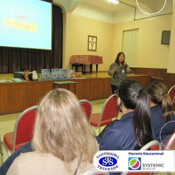 Reuniões com diversas equipes sobre a educação bilíngue 