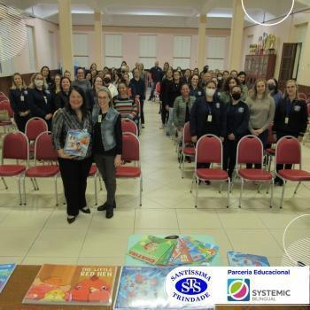 Reuniões com diversas equipes sobre a educação bilíngue 