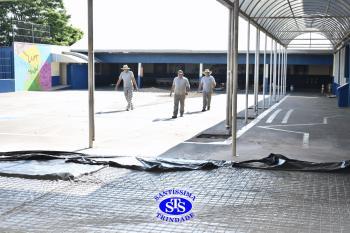 2024 começa com obras no pátio do Colégio