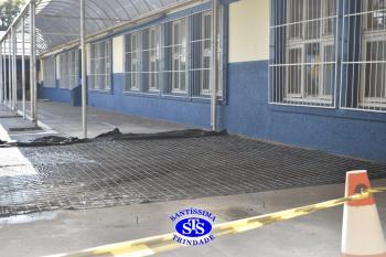 2024 começa com obras no pátio do Colégio