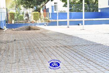 2024 começa com obras no pátio do Colégio