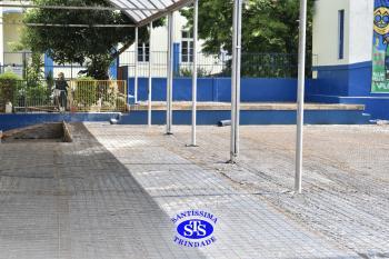 2024 começa com obras no pátio do Colégio