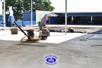 2024 começa com obras no pátio do Colégio