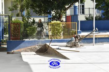 2024 começa com obras no pátio do Colégio
