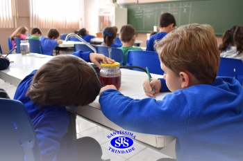 Alunos do 1º ano realizam atividades no Laboratório de Ciências