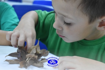 Alunos do 1º ano realizam atividades no Laboratório de Ciências