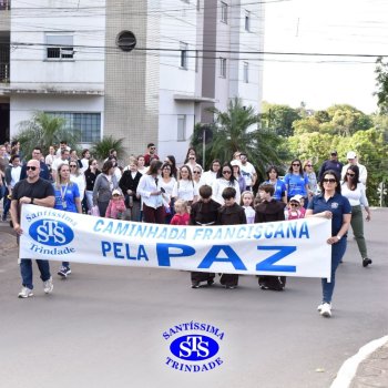 Caminhada Franciscana pela Paz percorre ruas de Cruz Alta