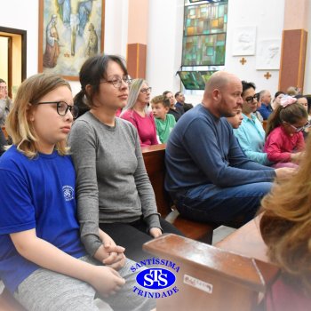 Missa na Capela conta com participação dos estudantes e famílias do 4º ano