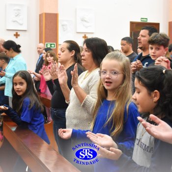 Missa na Capela conta com participação dos estudantes e famílias do 4º ano