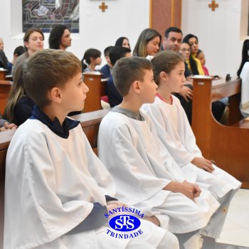 Missa na Capela conta com participação dos estudantes e famílias do 4º ano