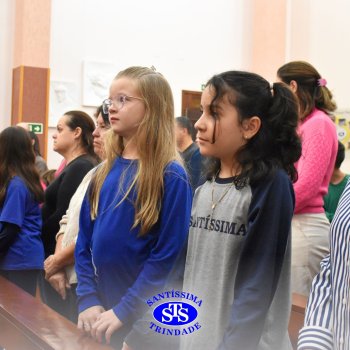Missa na Capela conta com participação dos estudantes e famílias do 4º ano