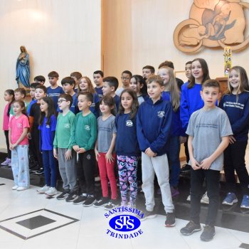 Missa na Capela conta com participação dos estudantes e famílias do 4º ano