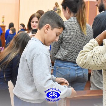 Missa na Capela conta com participação dos estudantes e famílias do 4º ano