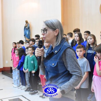 Missa na Capela conta com participação dos estudantes e famílias do 4º ano