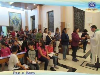Celebração Eucarística na Capela do Colégio - Alunos e Famílias do 5º ano 