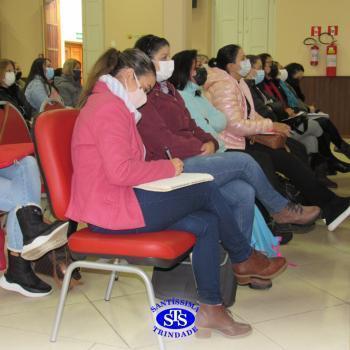 Professores reunidos em manhã de formação