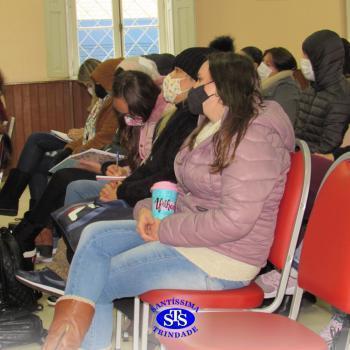 Professores reunidos em manhã de formação