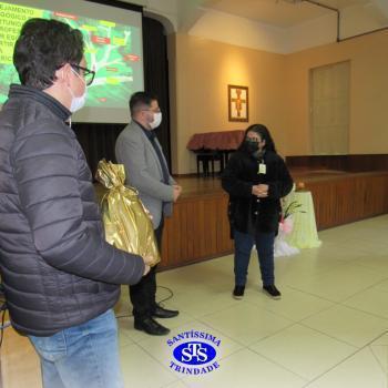 Professores reunidos em manhã de formação