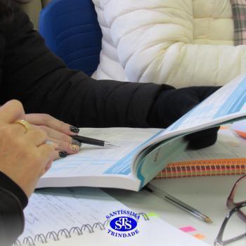 Professores reunidos em manhã de formação