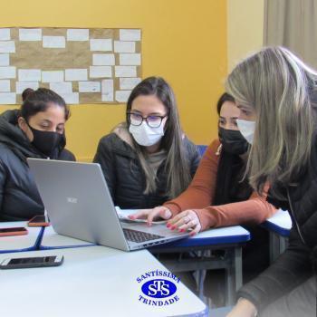 Professores reunidos em manhã de formação
