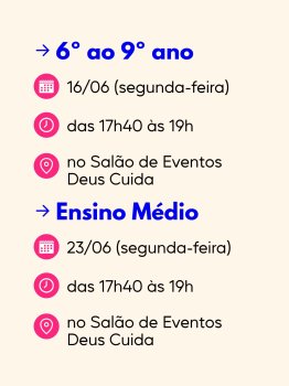 Momento de acolher os resultados e seguir crescendo!