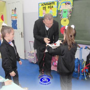 Dom Nélio, Bispo Diocesano, visita o Santíssima 