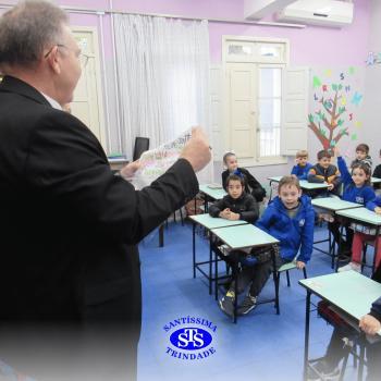 Dom Nélio, Bispo Diocesano, visita o Santíssima 