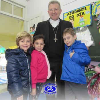 Dom Nélio, Bispo Diocesano, visita o Santíssima 