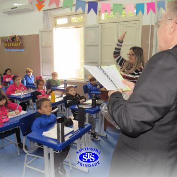Dom Nélio, Bispo Diocesano, visita o Santíssima 