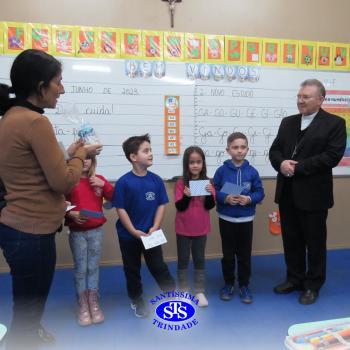 Dom Nélio, Bispo Diocesano, visita o Santíssima 