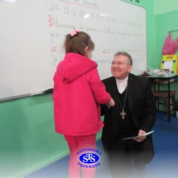 Dom Nélio, Bispo Diocesano, visita o Santíssima 