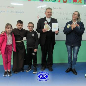 Dom Nélio, Bispo Diocesano, visita o Santíssima 