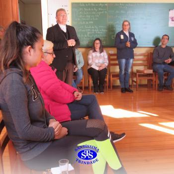 Dom Nélio, Bispo Diocesano, visita o Santíssima 