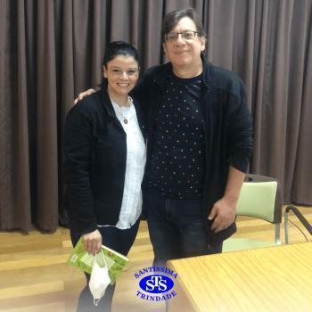 Hoje tivemos a presença de dois escritores do Colégio