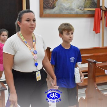 Momentos de convivência entre as turmas e reflexão sobre a vida nova marcam as Celebrações de Páscoa dos estudantes dos Anos Iniciais