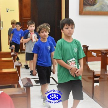 Momentos de convivência entre as turmas e reflexão sobre a vida nova marcam as Celebrações de Páscoa dos estudantes dos Anos Iniciais