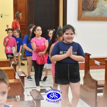 Momentos de convivência entre as turmas e reflexão sobre a vida nova marcam as Celebrações de Páscoa dos estudantes dos Anos Iniciais