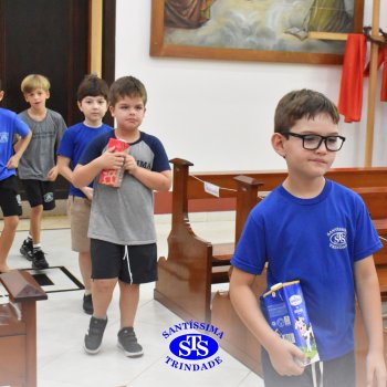 Momentos de convivência entre as turmas e reflexão sobre a vida nova marcam as Celebrações de Páscoa dos estudantes dos Anos Iniciais
