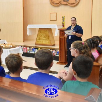 Momentos de convivência entre as turmas e reflexão sobre a vida nova marcam as Celebrações de Páscoa dos estudantes dos Anos Iniciais