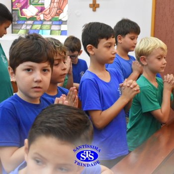 Momentos de convivência entre as turmas e reflexão sobre a vida nova marcam as Celebrações de Páscoa dos estudantes dos Anos Iniciais