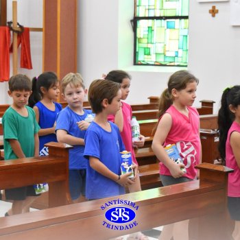 Momentos de convivência entre as turmas e reflexão sobre a vida nova marcam as Celebrações de Páscoa dos estudantes dos Anos Iniciais