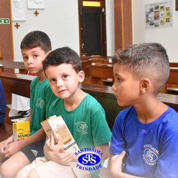 Momentos de convivência entre as turmas e reflexão sobre a vida nova marcam as Celebrações de Páscoa dos estudantes dos Anos Iniciais