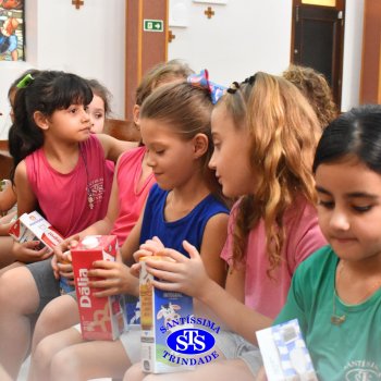 Momentos de convivência entre as turmas e reflexão sobre a vida nova marcam as Celebrações de Páscoa dos estudantes dos Anos Iniciais