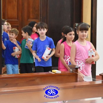 Momentos de convivência entre as turmas e reflexão sobre a vida nova marcam as Celebrações de Páscoa dos estudantes dos Anos Iniciais