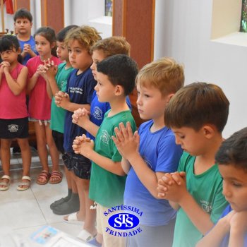 Momentos de convivência entre as turmas e reflexão sobre a vida nova marcam as Celebrações de Páscoa dos estudantes dos Anos Iniciais