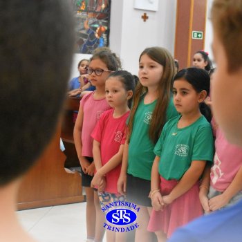 Momentos de convivência entre as turmas e reflexão sobre a vida nova marcam as Celebrações de Páscoa dos estudantes dos Anos Iniciais
