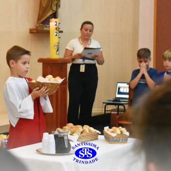 Momentos de convivência entre as turmas e reflexão sobre a vida nova marcam as Celebrações de Páscoa dos estudantes dos Anos Iniciais