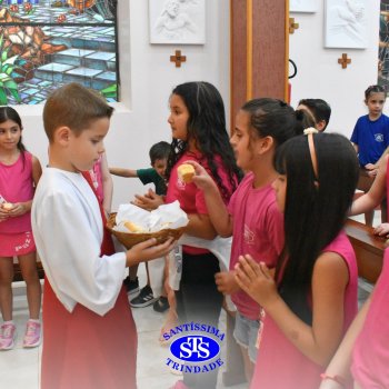Momentos de convivência entre as turmas e reflexão sobre a vida nova marcam as Celebrações de Páscoa dos estudantes dos Anos Iniciais