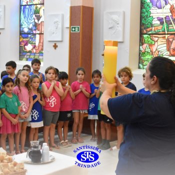 Momentos de convivência entre as turmas e reflexão sobre a vida nova marcam as Celebrações de Páscoa dos estudantes dos Anos Iniciais